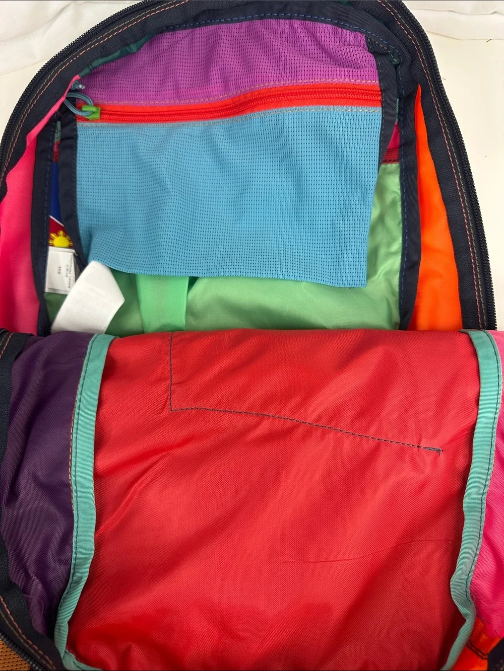 Cotopaxi Batac Del Día 16L Backpack One-of-a-Kind Multicolor Lightweight Daypack